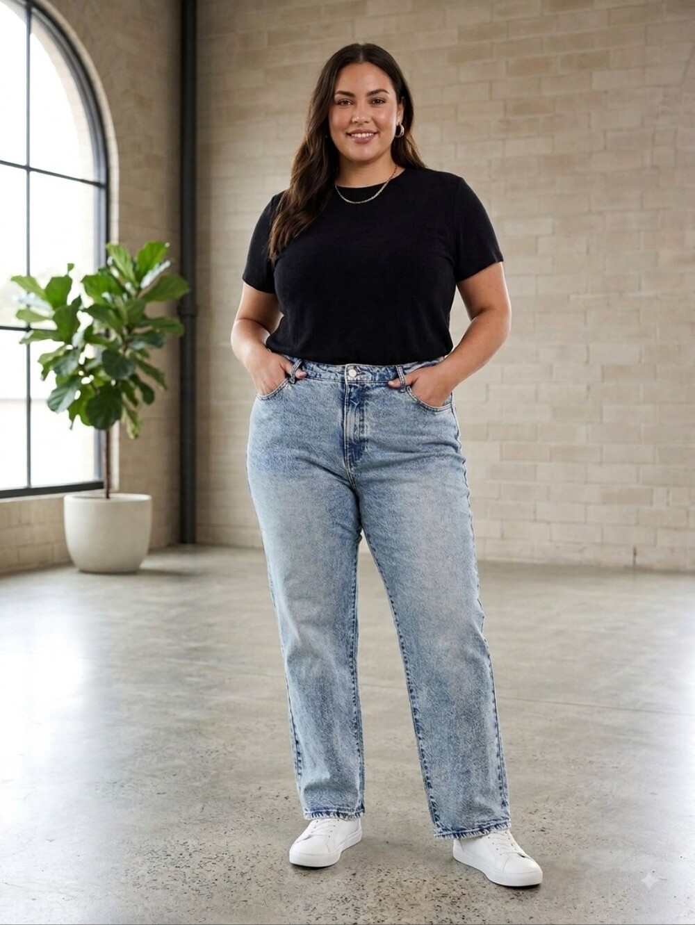NWT! Habitual Reese High-rise Straight Denim Jeans - Size 18
